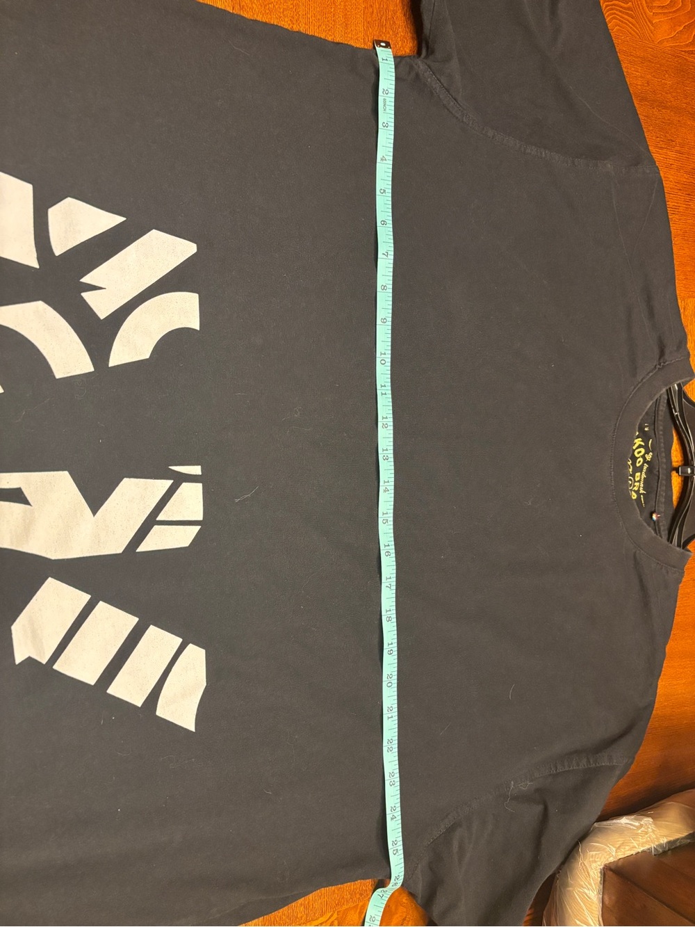 Akoo Black Crewneck Sweatshirt with White Geometric Graphic